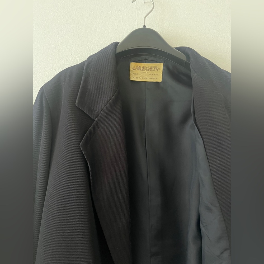 Women's Black Blazer by Jaeger - Picture 3 of 5